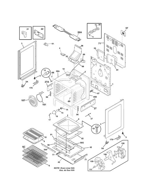 kenmore gas stove exploded view